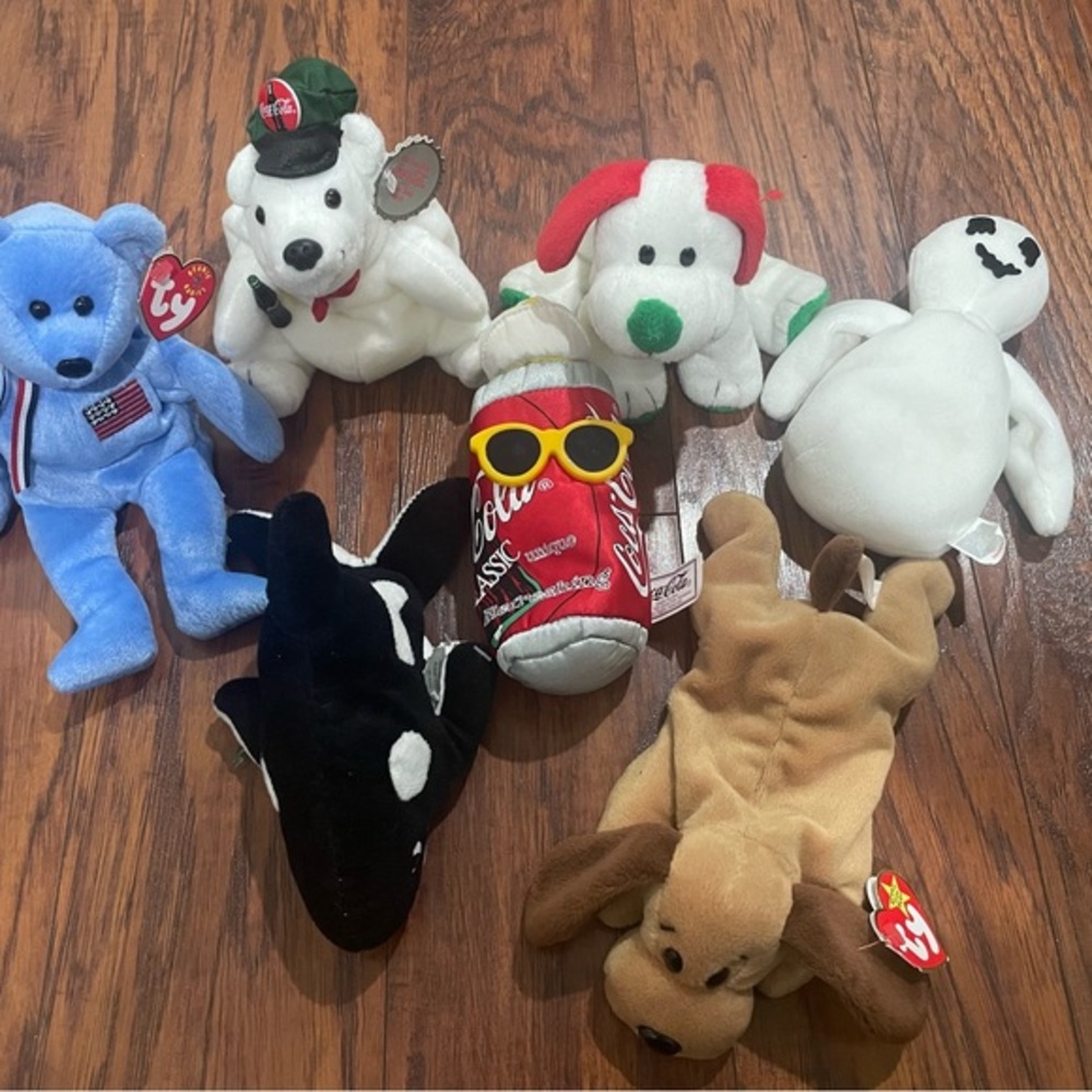 7 bundle beanie babies